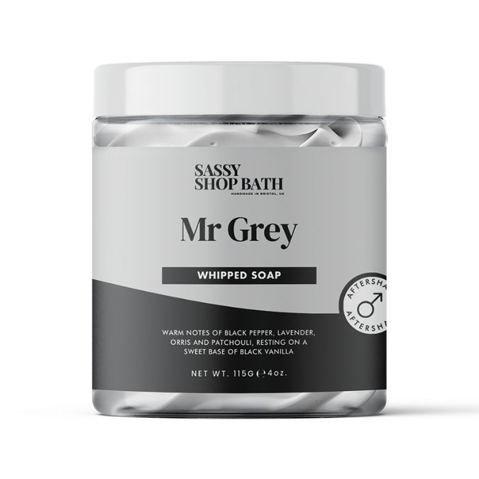 Mr Grey Whipped Soap - Sassy Shop Wax