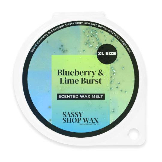 XL Blueberry & Lime Burst Wax Melt - Sassy Shop Wax