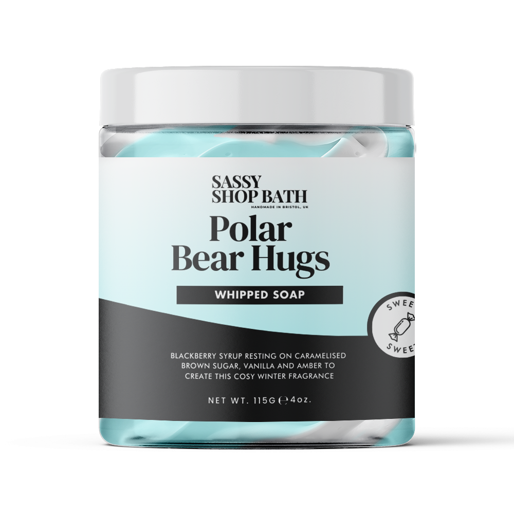 Polar Bear Hugs Whipped Soap - Sassy Shop Wax