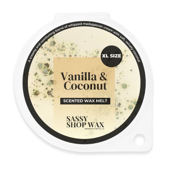 XL Vanilla & Coconut Wax Melt - Sassy Shop Wax