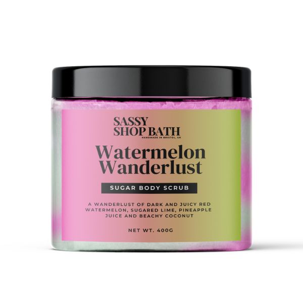 Watermelon Wanderlust Sugar Body Scrub - Sassy Shop Wax