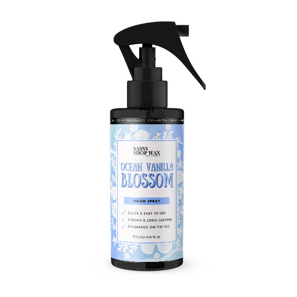 Ocean Vanilla Blossom Room Spray - Limited Edition - Sassy Shop Wax