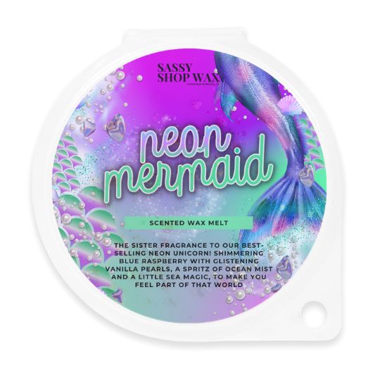 Neon Mermaid Wax Melt - Sassy Shop Wax