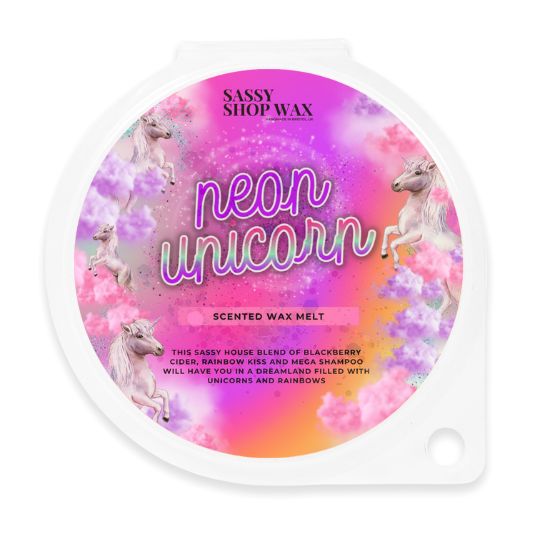 Neon Unicorn Wax Melt - Sassy Shop Wax