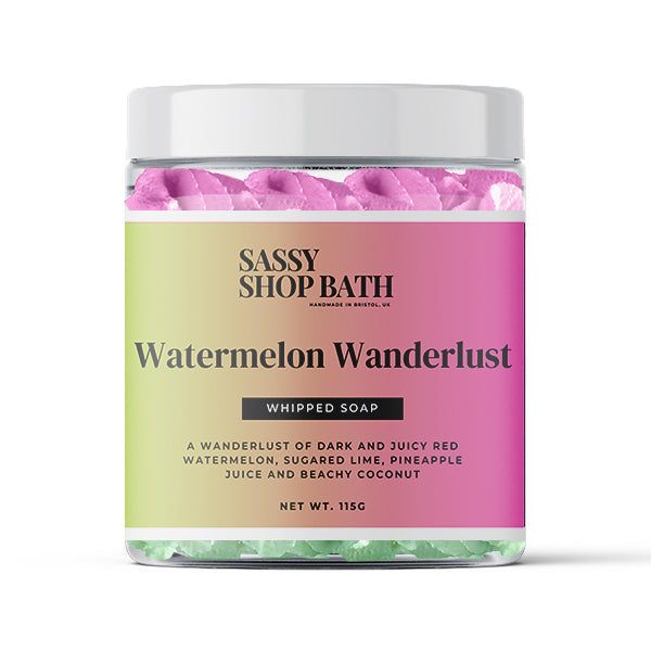 Watermelon Wanderlust Whipped Soap - Sassy Shop Wax